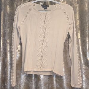 Per Se Silk Detailed Sweater M
